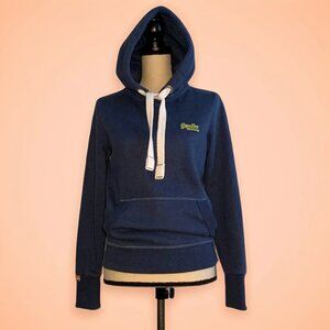 🟠 Superdry 🟠 blue hoodie sweatshirt